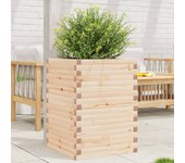 Maison exclusive - jardinera de madera maciza de pino 50x50x68,5 cm