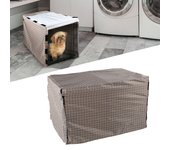 Cubierta para jaula para perros, cubierta para perrera para mascotas, ajuste universal para jaula para perros de alambre, cubierta impermeable para ja