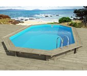 Piscina de madera florida - 6.57 x 4.57 x 1.31 m