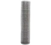 Alambre de gallinero 10/25m, alambre de malla hexagonal para pajarera luz de malla: 27 mm - altura: 50cm x 25m