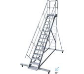 Escalera ktl big max escalera ktl de plataforma móbil 45º 13 escalones