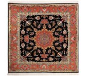 Alfombra persa tabriz 50raj | 150 x 150 cm