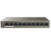 Tenda switch unmanaged 10/100mbit poe desktop tenda tef1110p-8-63w black