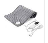Almohadilla calefactora eléctrica de 60x30cm, manta calefactora con 10 ajustes de temperatura, cinturón calefactor trasero para cervical lumbar