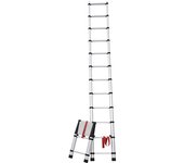 Escalera profesional telescópica - 13 peldaños - 3,55 m