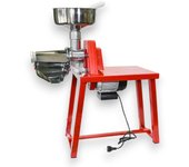 Exprimidor de tomates eléctrico con soporte y accesorios de cocina de acero inoxidable