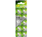 Gp pilas especiales 10 x lr43 1,5v