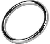 Anillo tórico soldado de acero inoxidable, anillo tórico soldado suavizante, anillo redondo de acero inoxidable para cinturón de camping, correas para