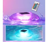 Luces solares flotantes para piscina, luces de piscina que cambian de color rgb, luces de piscina impermeables ip68 que flotan