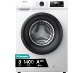 Hisense wf1q8041bw lavadora de carga frontal de 8kg 1400rpm clase a libre instalacion