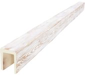 Viga imitación madera 15cm de ancho x 18cm de alto x 3m de largo color decape medio decorativa de poliuretano vu0005d-m