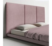 Cabecero cama zurich tapizado tejido antimanchas rosa palo 105*70 cm