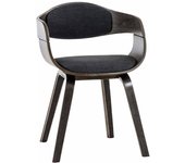 Silla de visita kingston gris/tela gris oscuro