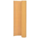 Maison exclusive - valla de jardín de doble cara amarilla 110x500 cm