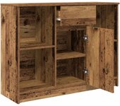Aparador | aparador de comedor | armario de cocina con cajón madera antigua 101x35x76cm madera ingeniería cfw88573