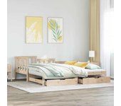 Maison exclusive - sofá cama nido con cajones sin colchón 90x190 cm