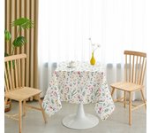 Mantel anti-nódoa con estampado de flores de primavera cuadrado 140*180cm