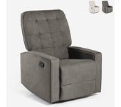 Sillón de relax balancín reclinable con rotación 360 reposapiés anita