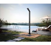 Columna ducha jardin tobago negro mate cepillado
