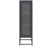Aparador | aparador de comedor | armario de cocina de acero laminado en frío antracita 36x39x123 cm cfw27674