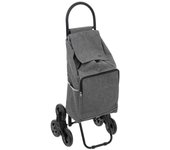 5five - nomad carro de la compra de 6 ruedas metal gris
