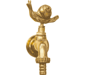 Grifo de caracol de latón