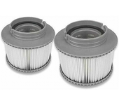 2 cartuchos de filtro para piscina, repuestos para bañera, spa y piscina (2 unidades)