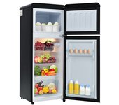 Refrigerador retro - combinación de refrigerador y congelador, 105.5 cm de altura