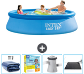 Paquete de piscina - intex - alrededor - 305x305x76 cm + accesorios cb11