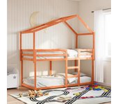 Techo para cama infantil 213x95,5x144,5 cm madera maciza de pino