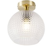 Plafón smart art deco latón con wifi a60 - sphere