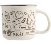 H&h new pausa caffe' set 6 tés, new bone china, 220cc