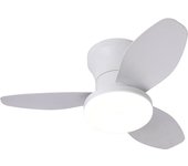 Ventilador dc tauro blanco, 3 aspas, 48w led 3000|4000|6000k