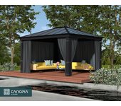 Palram canopia dallas 4300 gazebo curtain set
