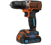 Black+decker bdcdc18kst-qw - taladro atornillador a batería 18v 1.5ah litio con batería smart tech y maletín