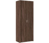 Aparador alto | aparador de comedor | armario de cocina madera de ingeniería marrón roble 70x42,5x185 cm cfw75668