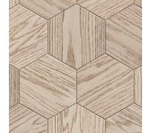 Adhesivo para muebles, armarios, pared, cocina, baños - imitación madera - hexágonos madera e 65x100 cm