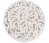Panel en mdf decapado blanco
