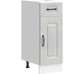 Mueble bajo de cocina | armario de cocina kalmar madera de ingeniería gris hormigón cfw168988