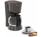 Moulinex cafetera de filtro 1,25 l, 15 tazas, depósito transparente, antigoteo, mantiene caliente, apagado automático, rio fg170910