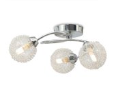 Lámpara de techo con 3 bombillas led g9 120 w