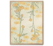 Cuadro floral art nouveau