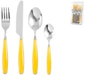 Juego de cubiertos 24 piezas mango acero inoxidable gialstand3102n h&h