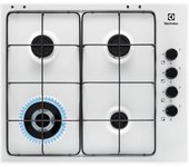Placa de gas electrolux egs6414w triple corona blanca 60 cm