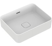 Ideal standard strada ii lavabo sobre encimera 500mm, sin agujero para grifo, con rebosadero, t2965ma, color: blanco con ideal plus