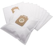 Vhbw 10x bolsa compatible con aeg ultra silencer aus 3966, aus 3966/p, aus3930 aspiradora - vellón micro, 32 cm x 19 cm blanco