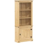 Aparador | aparador de comedor | armario de cocina corona madera maciza de pino 74x38x170 cm cfw18799