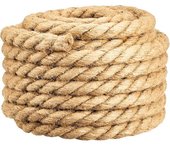Cuerda de yute 20m, 4 capas cuerda de sisal fibra 100% natural gruesa rascador para gatos, artesanía, decoración (20m - 12mm)