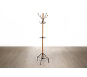 Percha de pie madera/metal