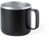 Taza térmica 350 ml doble apred frio/calor 8,5x8,5x8 cm. color: negro dam